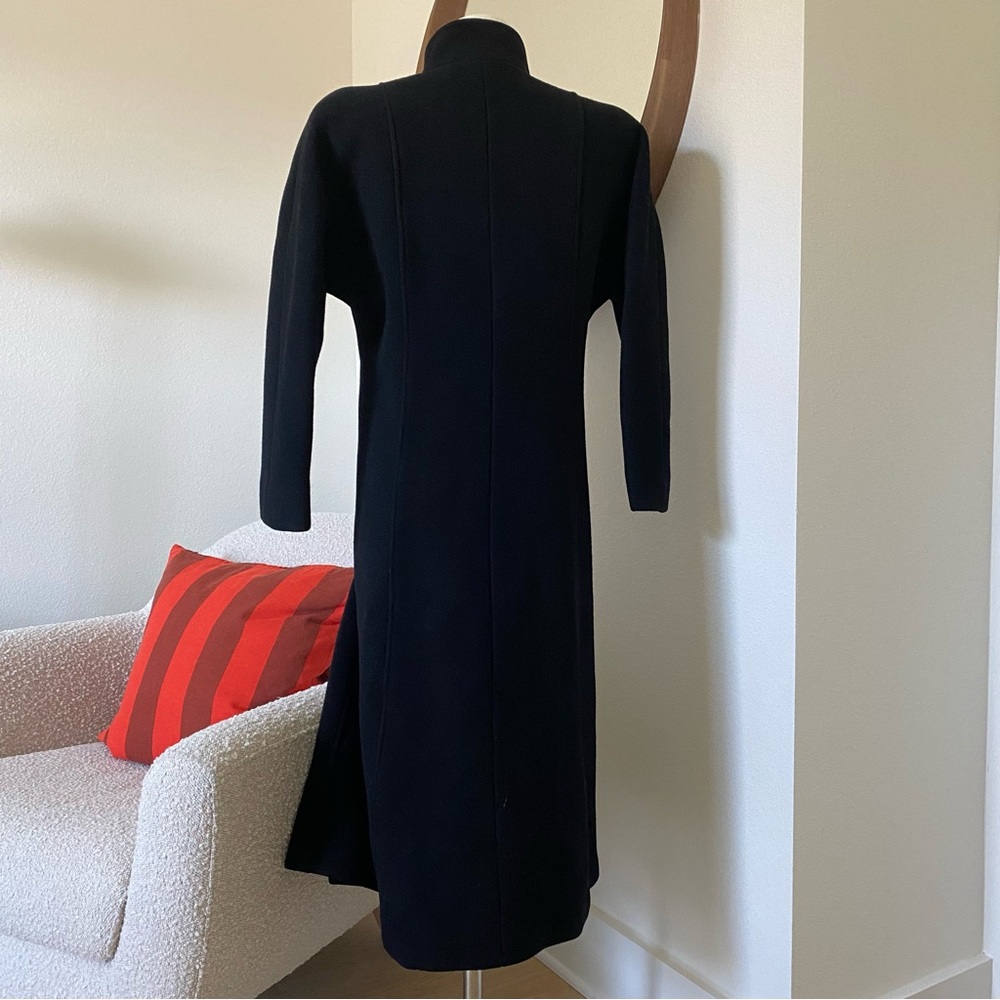 Vintage 80s Central Park Wool Trench Coat | Petite S | Made in USA - Picture 5 of 13